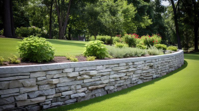 Stone Retaining Wall